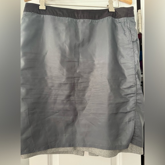 J.Crew Grey Wool Pencil Skirt - Picture 2 of 6